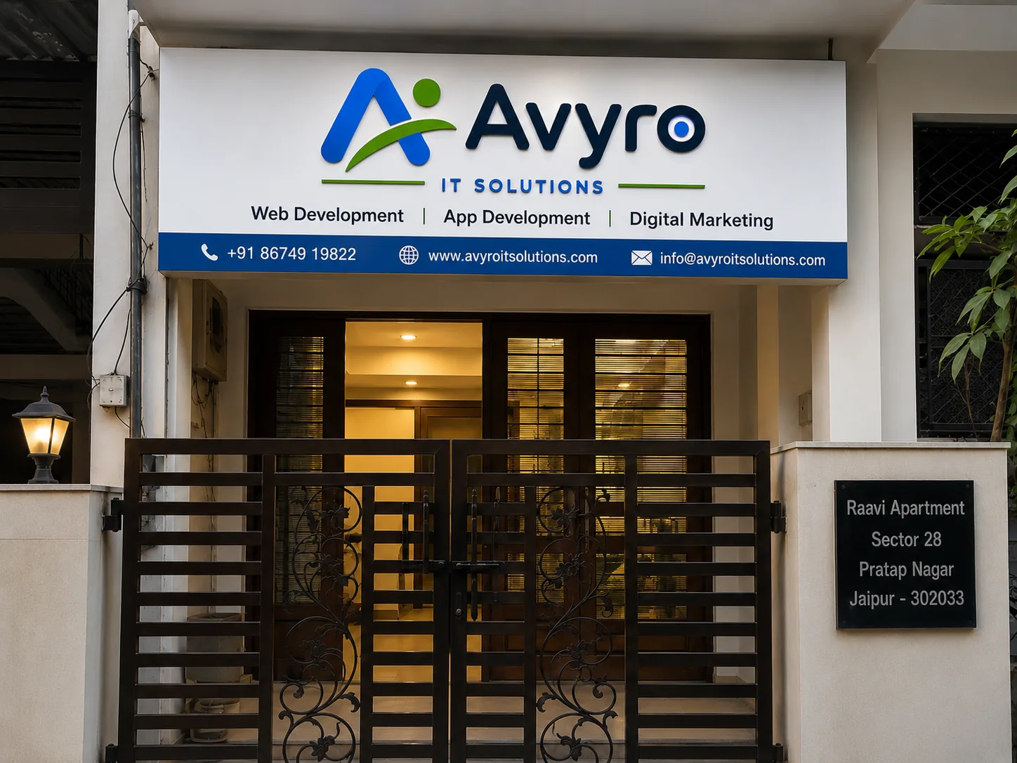 Avyro IT Solutions team working on digital solutions